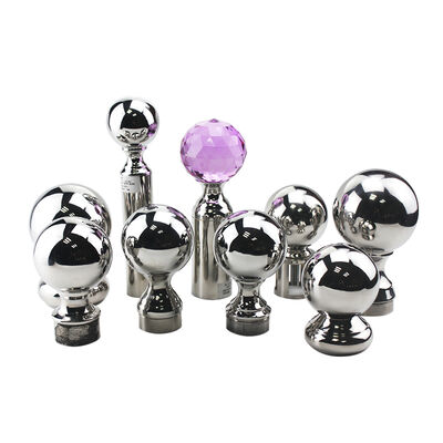 คุณภาพ  Stainless Steel Railing Ball Finial & Decorative Handrail Post Cap | 201 304 316 โรงงาน