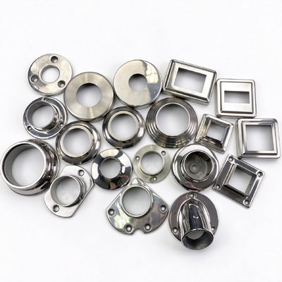 คุณภาพ  201/304/316 Stainless Steel Railing Decorative Cover, Post Base Flange Cover for Handrail Balustrade โรงงาน