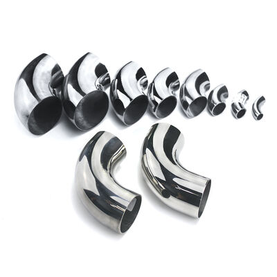 คุณภาพ  90 Degree Polished Stainless Steel Elbow, Codo,201/304/316 Grade Weld Pipe Fitting โรงงาน