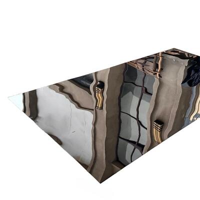 คุณภาพ  8K Mirror Base Vacuum PVD Colored Stainless Steel Sheet | 201,304,316 Grade โรงงาน