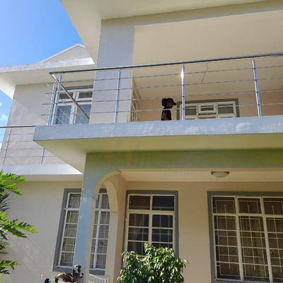 1500mm SS ราวบันได Handrail 1.2mm 1.5mm SS 201 304 316 กระจกเงาสำหรับตกแต่งบ้านระเบียง