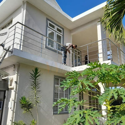 1500mm SS ราวบันได Handrail 1.2mm 1.5mm SS 201 304 316 กระจกเงาสำหรับตกแต่งบ้านระเบียง