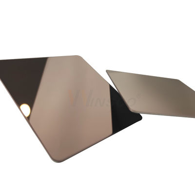 แผ่นเหล็กสแตนเลส 316l Super Mirror โบราณสีบรอนซ์พร้อมเกรด SS 201 304 316