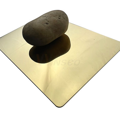 1250mm Super Mirror Stainless Steel Sheet 316 Titanium Gold Coating
