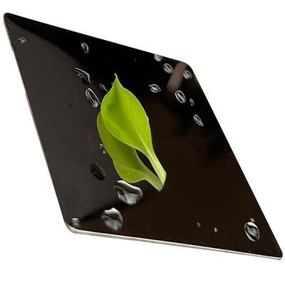 1219mm 8K Black Titanium 316 316L Super Mirror แผ่นสแตนเลสสำหรับตกแต่งโรงแรม