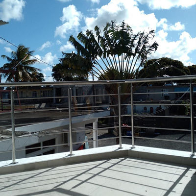 ระเบียงสแตนเลส Inox Guard Rails SS 201 304 316 สำหรับตกแต่งบ้าน