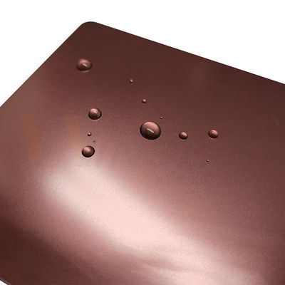 1250mm ตกแต่งแผ่นสแตนเลสลูกปัดเสียหายเสร็จ Rose Gold เกรด 201 304 316