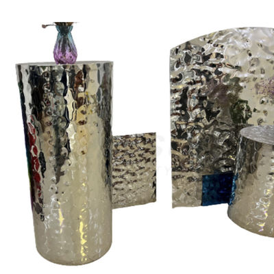 8k Mirror Water Ripple Surface Fabrication งานโลหะตกแต่ง