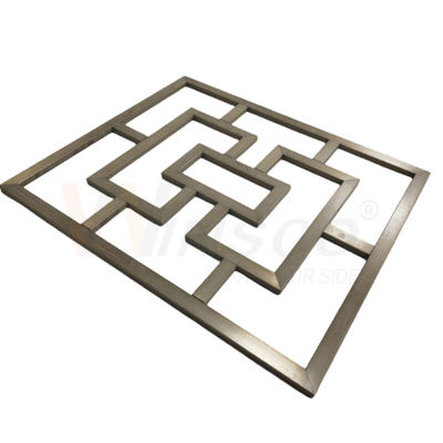 เครื่อง CNC เลเซอร์แบบกำหนดเองตัดของตกแต่งบ้านตามธรรมชาติ Handcrafted Inox Metal Fabrication