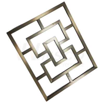 เครื่อง CNC เลเซอร์แบบกำหนดเองตัดของตกแต่งบ้านตามธรรมชาติ Handcrafted Inox Metal Fabrication