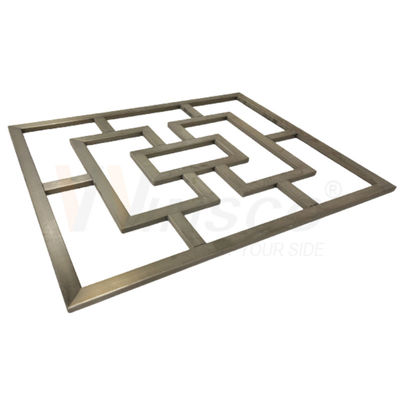 เครื่อง CNC เลเซอร์แบบกำหนดเองตัดของตกแต่งบ้านตามธรรมชาติ Handcrafted Inox Metal Fabrication