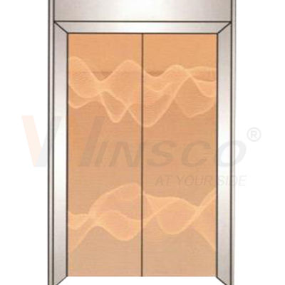 1219mmx2438mm Mirror Gold Stainless Steel Sheet แกะสลัก Rose Gold เสร็จแล้ว