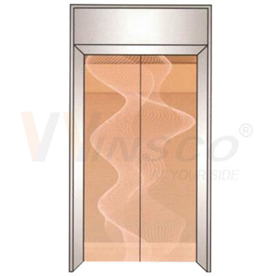 1219mmx2438mm Mirror Gold Stainless Steel Sheet แกะสลัก Rose Gold เสร็จแล้ว