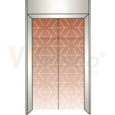 แผ่นสแตนเลสลิฟต์ 0.3-3 มม. JIS Standard Bronze Coating Mirror Finish Etched