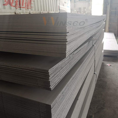 แผ่นเหล็กสแตนเลสรีดร้อนขนาด 1500 มม. x 3000 มม. ความแข็งครึ่งหนึ่งสำหรับการประมวลผลตู้แชสซี