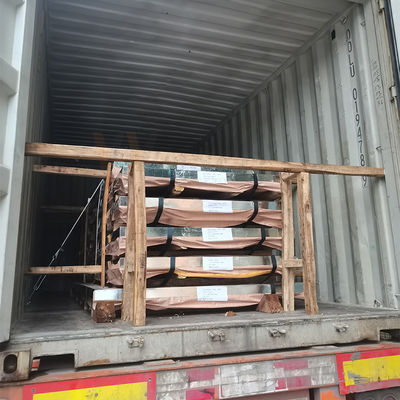 0.8มม. กระจกแผ่นสแตนเลส สลักลายทอง 4x8ft