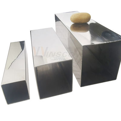 TUBO CUADRADO BRILLANTE POLISH 600 CALIDAD 201 304 Grade Decorativo Inox Stainless Steel Square Pipe
