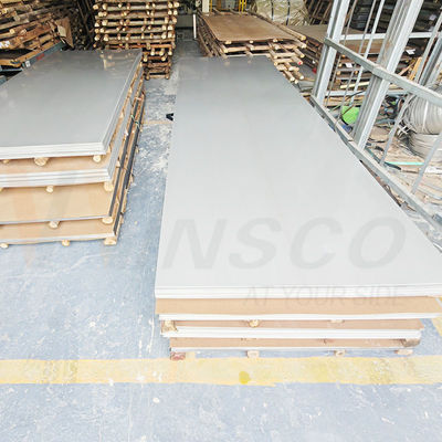 AISI JIS โหลดเย็น 100mmx2000mm ใบ 304 เกรด 2B 0.5mm ความหนาแผ่นสแตนเลส
