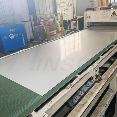 1500mmx3000mm SS 316 316L เหล็กไร้สแตนเลสม้วนเย็น 2b โลหะแผ่นปลาย 0.4mm ความหนา