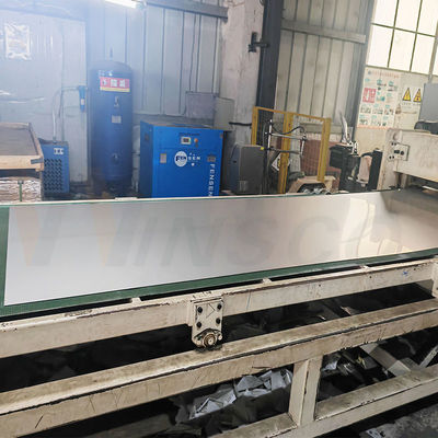 1250mmx2500mm ทนต่อการหดแผ่นเหล็กไร้สแตนเลส 2b ด้านผิว