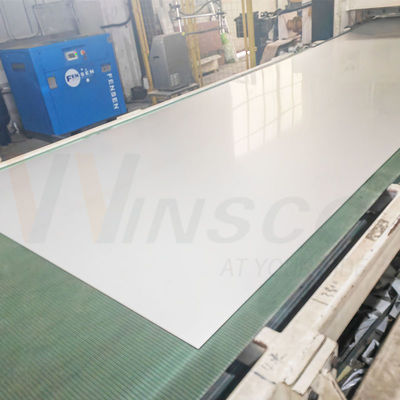 1250mmx2500mm ทนต่อการหดแผ่นเหล็กไร้สแตนเลส 2b ด้านผิว