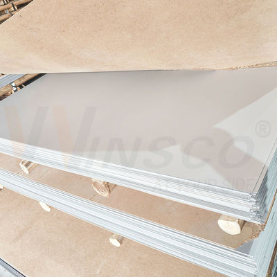 1000mmx2000mmx0.6mm ขนาดแผ่นเหล็กไม่อ่อน SUS 304 304L แผ่นเหล็กไร้ขัด 2B จบ