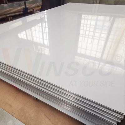 2.0 มม ความหนา 304 304L เกรดดี คุณสมบัติต่อต้านเชื้อแบคทีเรีย 2b Mill Finish เหล็กไร้สแตนเลสแผ่นม้วนเย็น 1000mmx200mm