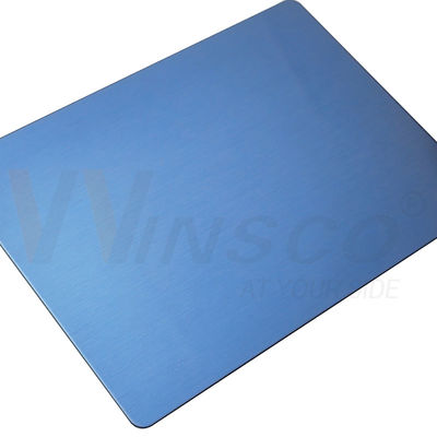 SS 304 304L แซติน สแตนเลส แผ่นโลหะไร้อ๊อกซ์ สะพายสีฟ้า แมท สแตนเลสแผ่นความหนา 3.0mm