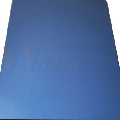 ผนังสีเหล็กไร้สแตนเลส 1250mmx2500mm SS 304 แซติน