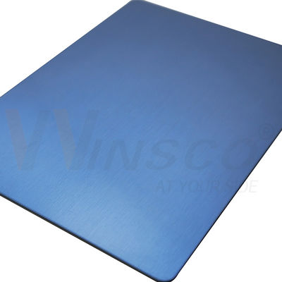 สีน้ําเงินสีซาฟฟาย สีเส้นเส้นผม ปลายสแตนเลส SS 316 สแตนเลสสแตนเลสที่ 4