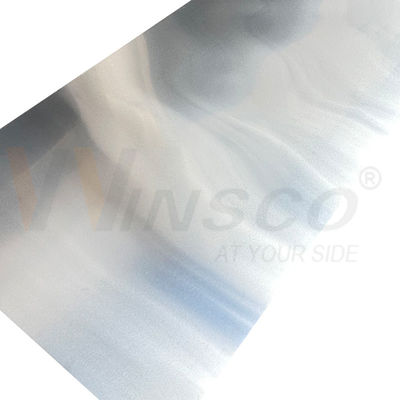แผ่นสแตนเลส 304 304L No.4 ผิวแฮร์ไลน์ ขนาด 1250x2500 มม. ขอบโรงงาน