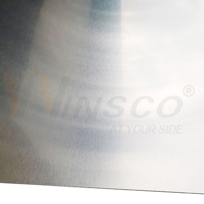 SS 316 เนื้อที่หนา พลาสติกโลหะไร้สารเคราะห์ 1500mmx3000mm ใบเหล็กไร้สารเคราะห์ที่ 4 #4 สะบัดเสร็จ