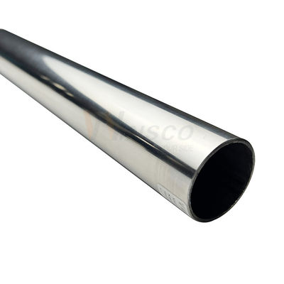 42.4mm OD Mirror Inox Railing Tube 0.8mm-3.0mm ความหนา ซาติน SUS 201 304 316 ท่อกลมสแตนเลส