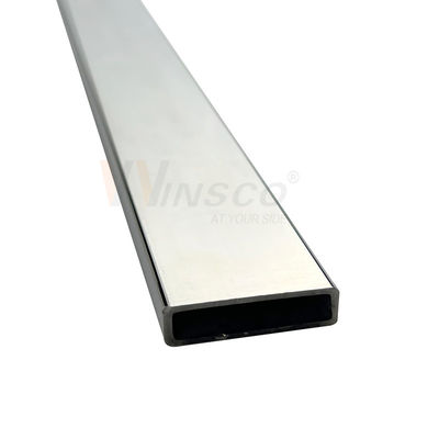TP 201 304 316 ท่ออเนกซ์เรียบ 0.4mm-2.0mm ความหนาท่อสแตนเลสทรงสี่เหลี่ยม 30mmx10mm