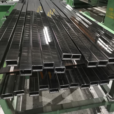 25mmx13mm ขนาด SS 201 304 316 ท่อสี่เหลี่ยมไร้สารเหล็ก 2' 'x 1/2' 0.4mm-2.0mm ความหนาท่อสแตนเลส