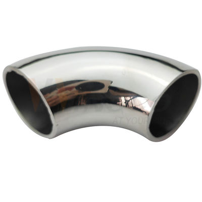 การเคลือบละเอียด Satin Inox Baluster Fittings 201 304 316 เกรด 25.4 มม 1'' Dia 66 มม Arc สแตนเลส 90 องศา