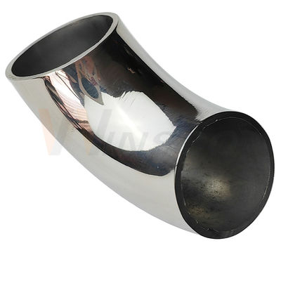 การเคลือบละเอียด Satin Inox Baluster Fittings 201 304 316 เกรด 25.4 มม 1'' Dia 66 มม Arc สแตนเลส 90 องศา