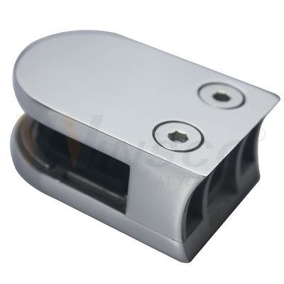 D Shape Inox Stair Clip Grade 304 316 สแตนเลส เครื่องกั้นกระจกสําหรับ 38.1mm 42.4mm 48.3mm 2' Round Railing