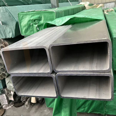 ทนทานการกัดกร้าวขนาดใหญ่ ท่อโลหะไร้สารสกัด 201 304 316 เกรด 150mmx300mm สแตนเลสท่อสี่เหลี่ยม