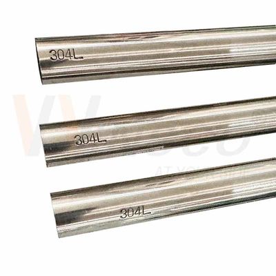ความต้านทานต่อการกัดกรอง Winsco โลหะ Inox ท่อ welded 304L เกรดสแตนเลส ท่อกลมสี่เหลี่ยม