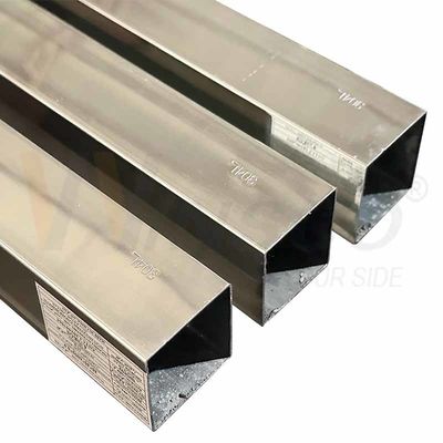 ความต้านทานต่อการกัดกรอง Winsco โลหะ Inox ท่อ welded 304L เกรดสแตนเลส ท่อกลมสี่เหลี่ยม