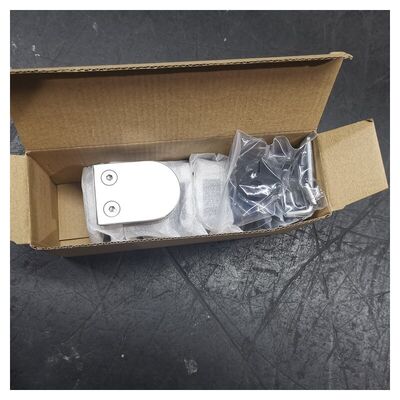 D Shape Inox Stair Clip Grade 304 316 สแตนเลส เครื่องกั้นกระจกสําหรับ 38.1mm 42.4mm 48.3mm 2' Round Railing