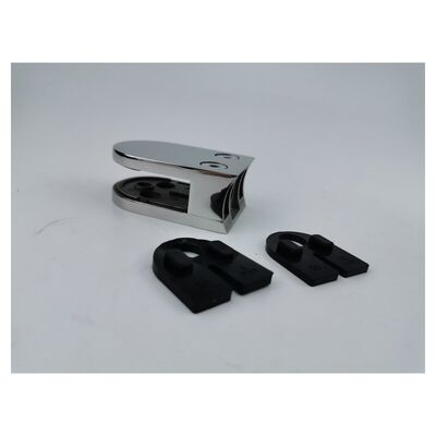 D Shape Inox Stair Clip Grade 304 316 สแตนเลส เครื่องกั้นกระจกสําหรับ 38.1mm 42.4mm 48.3mm 2' Round Railing