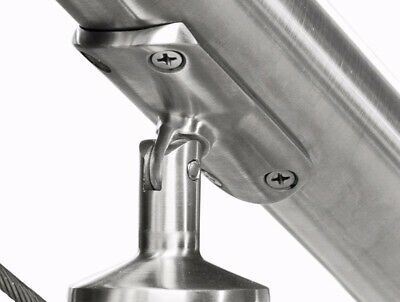 SS 201 304 316 กระจก 0.8mm-3.0mm ความหนา 2' 'ท่อรั้วเหล็กไร้สแตนเลส 50.8mm Satin ท่อกลม Inox welded