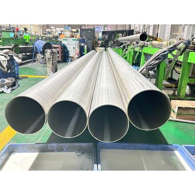 ผนังหนาขนาดใหญ่ 127 มม. สแตนเลส inox ท่อกลม SUS201 / 304/316 ทนต่อการกัดกร่อนและมีความแข็งแรงสูงสำหรับอุปกรณ์ทางการแพทย์ การบินและอวกาศ และโครงการสภาพแวดล้อมที่รุนแรง