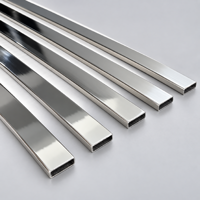30x10mm SUS 304 316 201 8K กระจกเคลือบท่อสแตนเลสทรงสี่เหลี่ยมสําหรับเฟอร์นิเจอร์ห้องน้ําและตกแต่ง