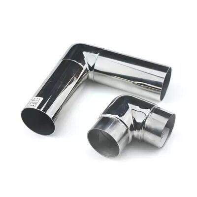 SS201, SS304 & SS316 สแตนเลส 90 ° สั้น Handrail นิ้วมือสําหรับ 25.4?? 50.8mm ท่อกลม