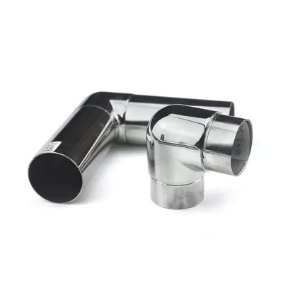 SS201, SS304 & SS316 สแตนเลส 90 ° สั้น Handrail นิ้วมือสําหรับ 25.4?? 50.8mm ท่อกลม