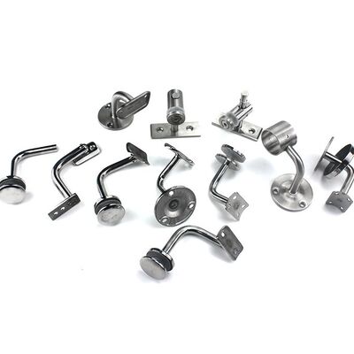 201/304/316 Stainless Steel Wall Mount Handrail Bracket, Stair Balustrade Railing Support Fittings