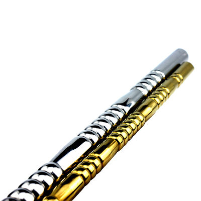 Embossed Decorative Stainless Steel Tube, Rippled Corrugated Handrail Pipe